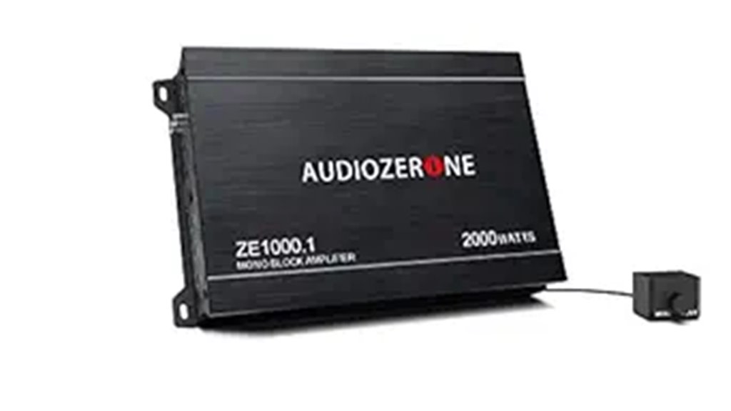 Car Audio Amplifier ZE1000.1 2000W Mono Subwoofer Amp