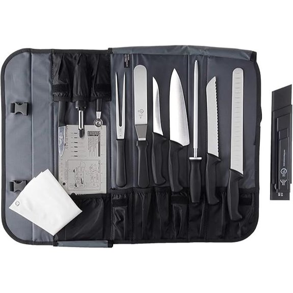 Mercer Culinary 23-Piece Millennia Culinary Kit in Black