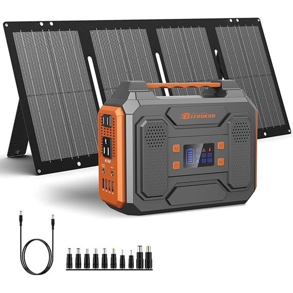 300w foldable solar generator