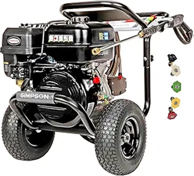 Simpson 4400 PSI Gas Pressure Washer with 50' Hose