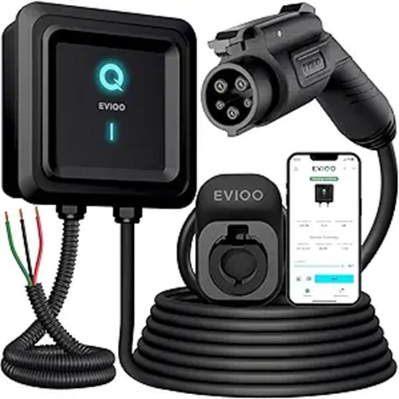 EVIQO Level 2 EV Charger 48A Wall Mount