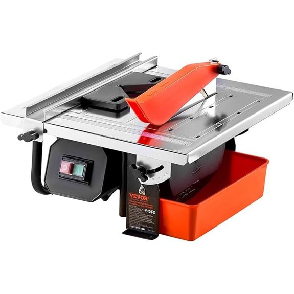 VEVOR 7-inch Tile Wet Saw with Water Reservoir