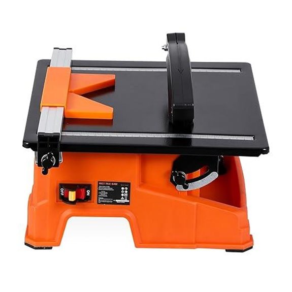 PeakPursuit 7-Inch Wet Tile Saw with Copper Motor