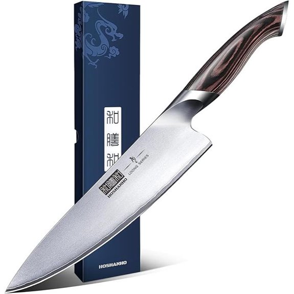 HOSHANHO 8-Inch High Carbon Steel Chef's Knife