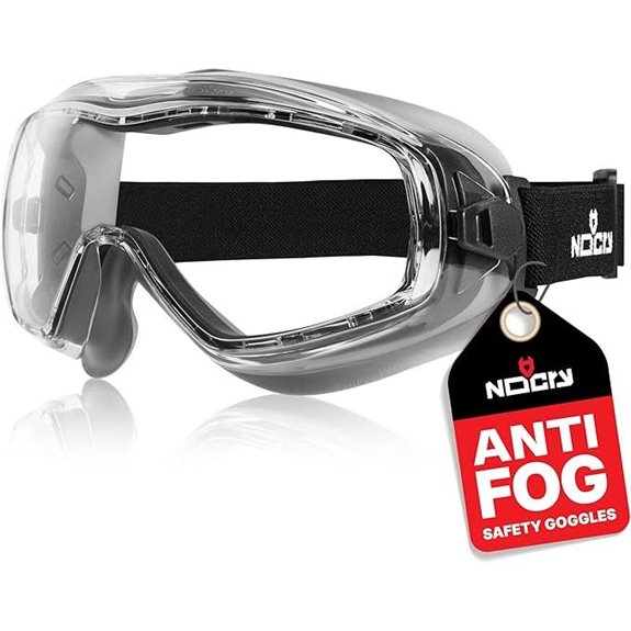 NoCry Anti Fog Safety Goggles with Adjustable Headband