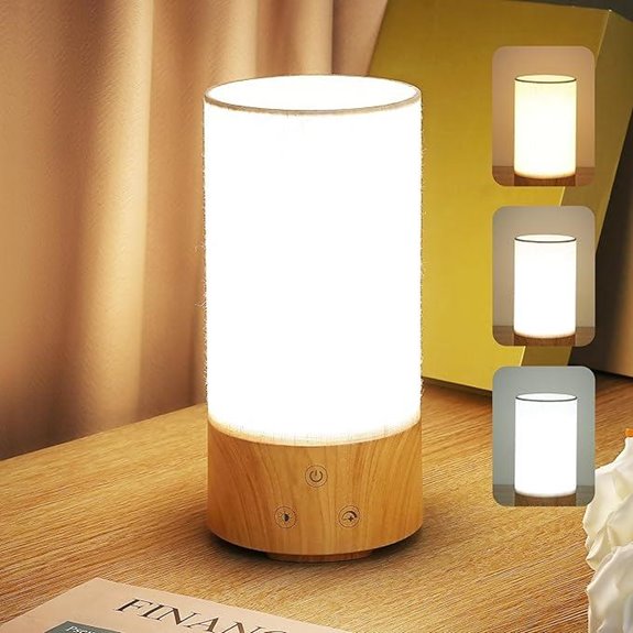 Light Therapy Lamp with Adjustable Brightness and Color