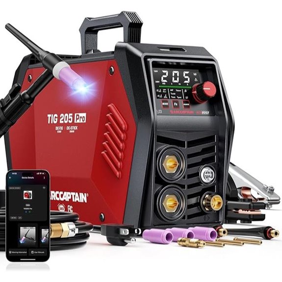 ARCCAPTAIN iControl TIG 205 Pro Welding Machine