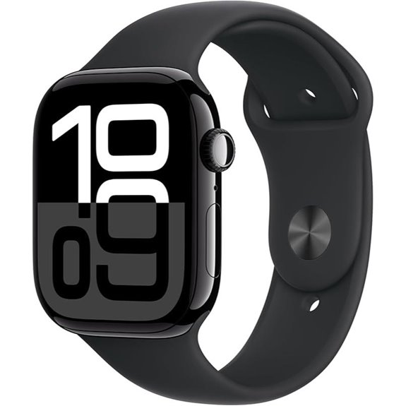Apple Watch Series 10 GPS 46mm with Black Band