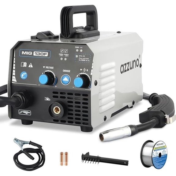 AZZUNO MIG Flux Core Welder 110V 130Amp