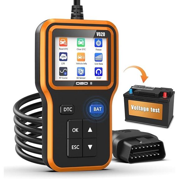 OBD2 Scanner with Battery Tester for Cars