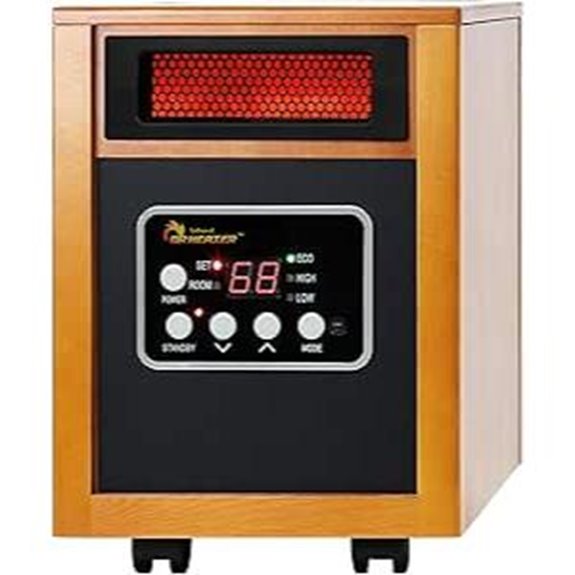 Dr Infrared 1500W Portable Space Heater (Cherry)