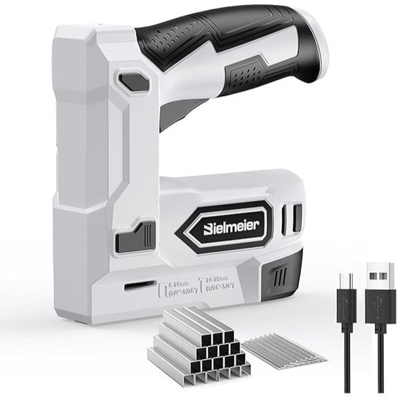 Bielmeier Cordless Electric Staple Gun and Nailer Kit