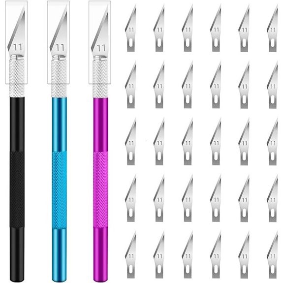 Exacto Knife Set with Blades for Crafts and Models