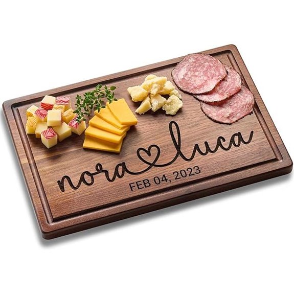 Personalized Wedding Cutting Board Gift for Couples