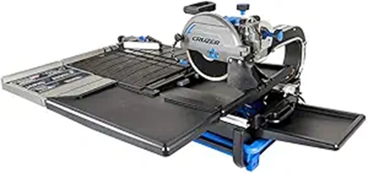 Delta - 10 in. Cruzer Wet Tile/Stone Saw