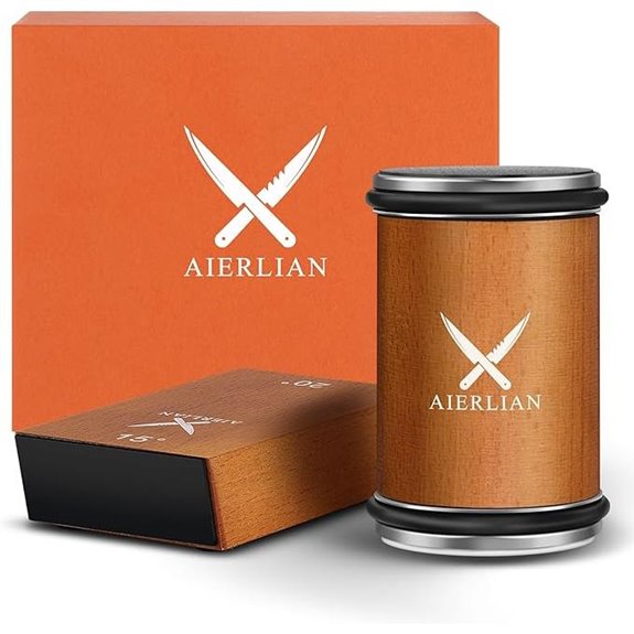 Diamond Knife Sharpener Kit with Magnetic Angles