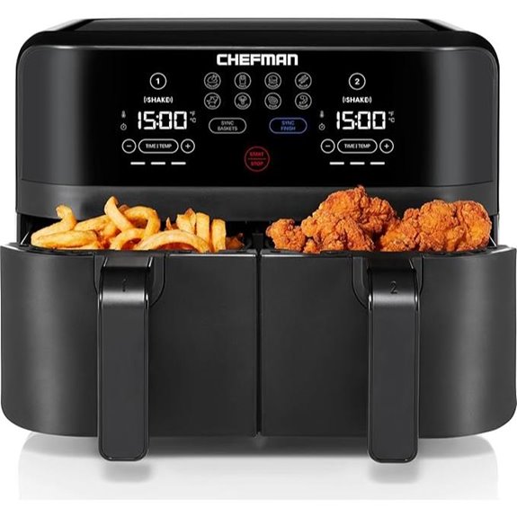 digital dual air fryer