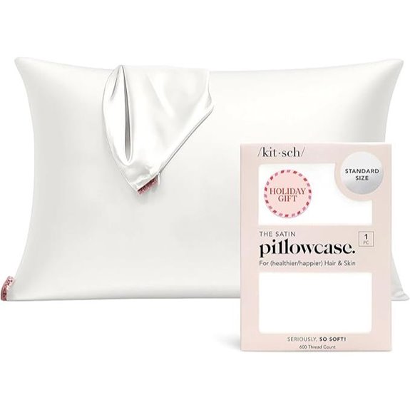 Kitsch Satin Pillowcase with Zipper Standard Size