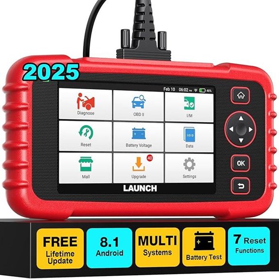 Launch CRP123X V3.0 Elite OBD2 Car Scanner with Multi-System Diagnostics