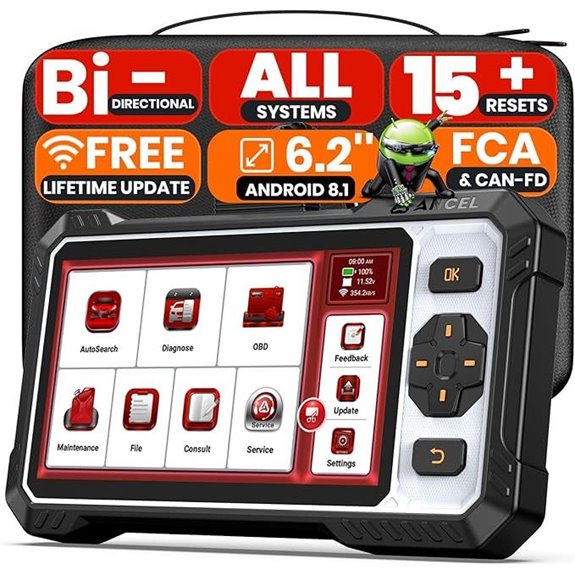 ANCEL FX6100 OBD2 Bidirectional Car Diagnostic Scanner