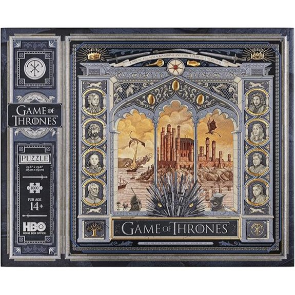 Game of Thrones Gold Foil Puzzle with Pouch