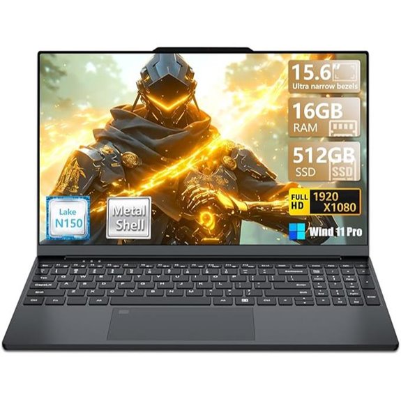 Gaming Laptop 15.6 with N150 CPU 16GB RAM SSD