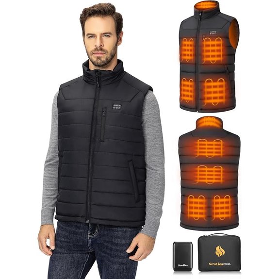 Men’s Heated Vest with Battery Pack