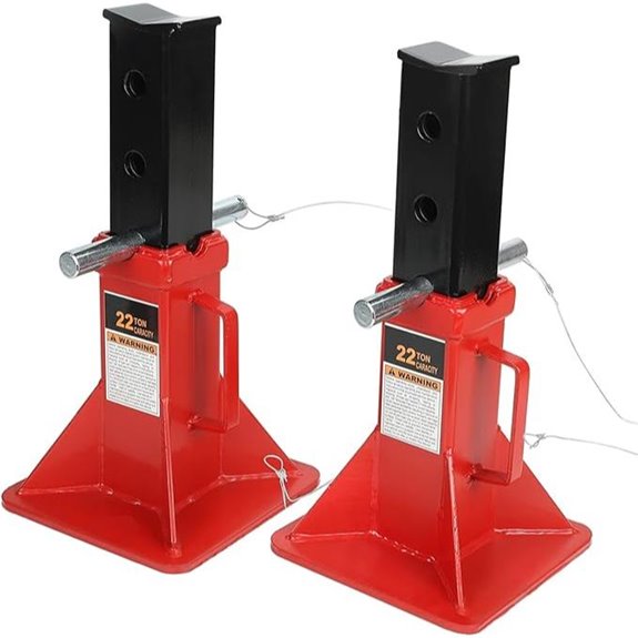 Heavy Duty 22 Ton Pin Type Car Jack Stands