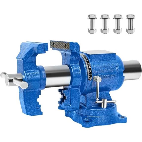 Heavy Duty 6-Inch Bench Vise with Anvil