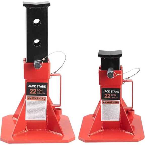 Heavy Duty Car Jack Stands Adjustable 1 Pair