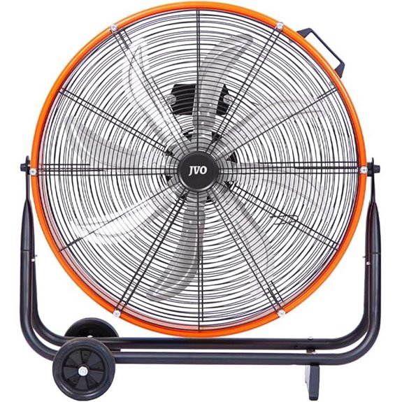 JVO 24 Heavy Duty Floor Drum Fan with 3 Speeds