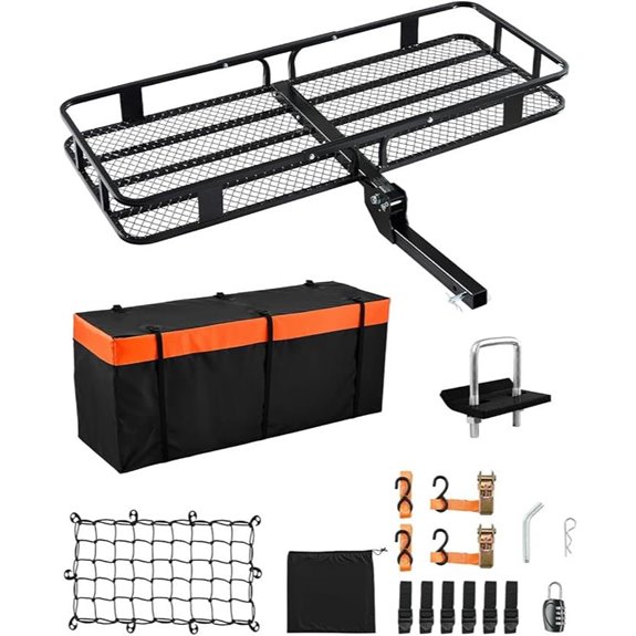 VEVOR 60x24x6 Folding Hitch Cargo Carrier
