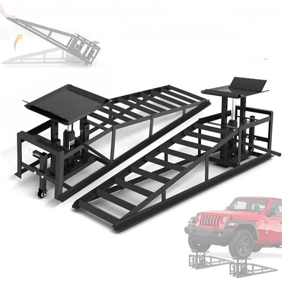Hydraulic Car Ramps with Wheels 5T Heavy Duty