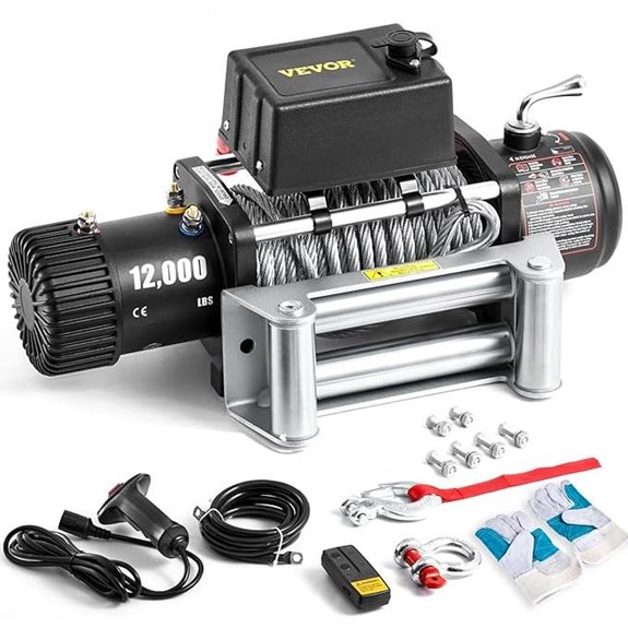 VEVOR 12000lb Electric Winch with Wireless Remote