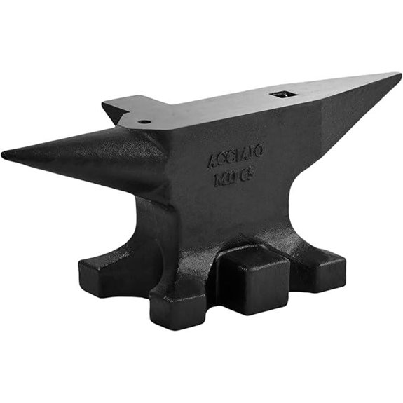 Easmvetaln 65Lbs Steel Anvil with Multi-Head Features