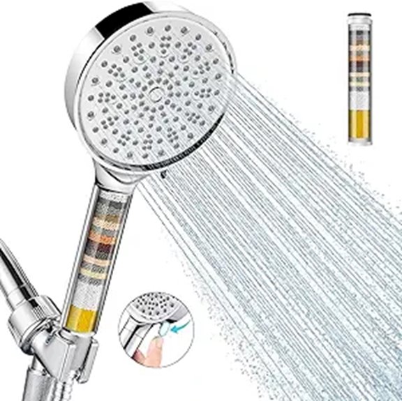 Cobbe High Pressure Shower Head with Handheld Filters
