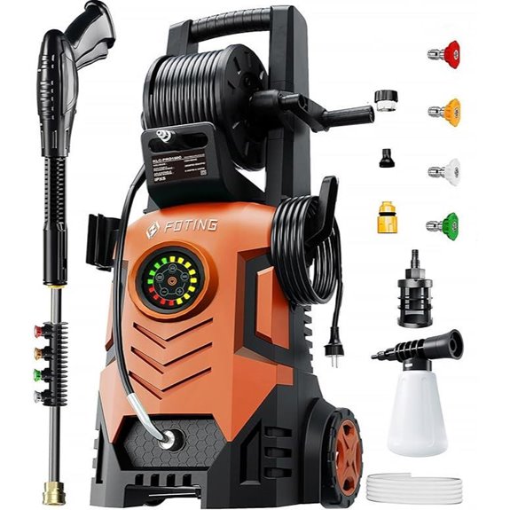 Power Washer 5000PSI with Touch Screen and Nozzles