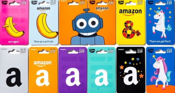 humorous amazon gift card designs