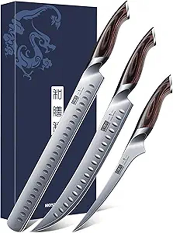 HOSHANHO 3-Piece Japanese Carving Knife Set
