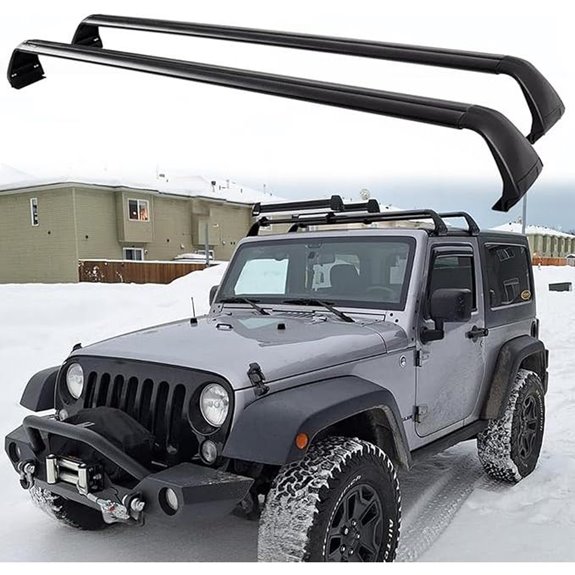 Jeep Wrangler Roof Rack Cross Bars (2007-2025)