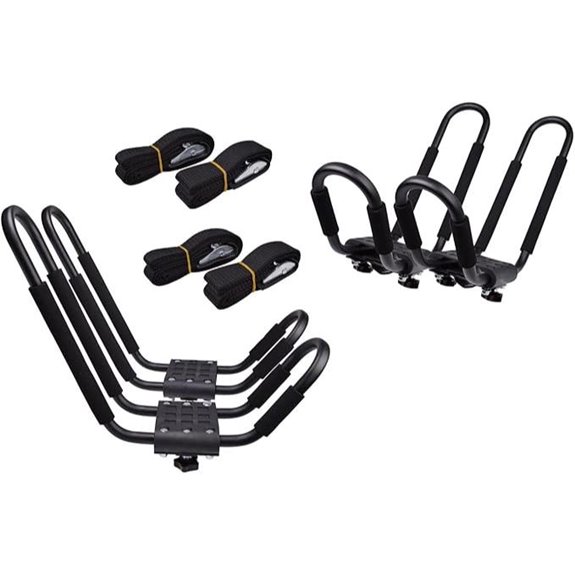 TMS Kayak Roof Racks with Straps for Cars