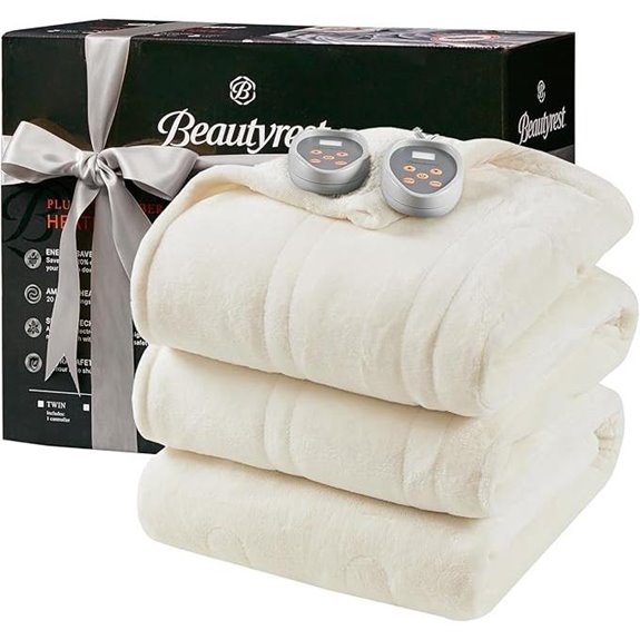 Beautyrest Electric Heated Blanket King Reversible Plush