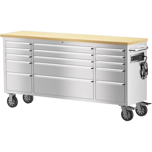 CHETTO 72-Inch Rolling Tool Chest with Drawers
