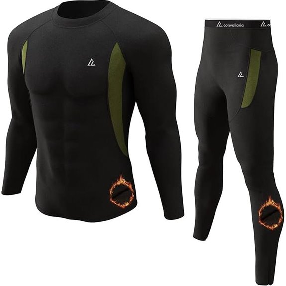 Thermal Underwear Long Johns Set for Men