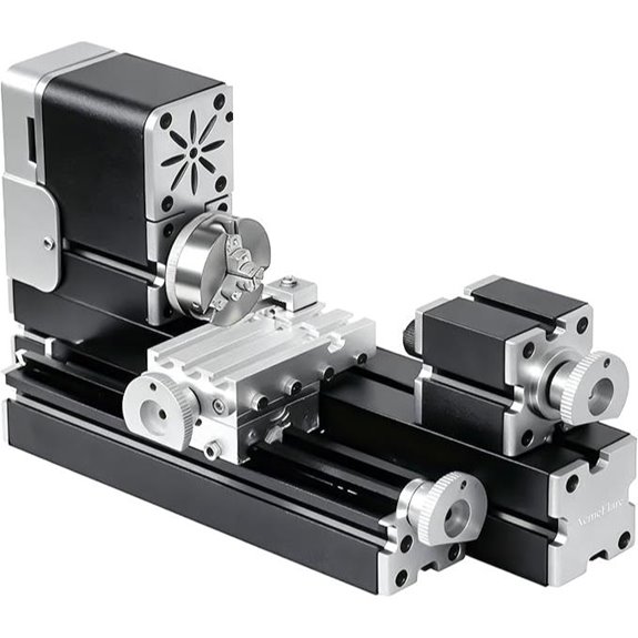All-Metal Mini Lathe Machine for Wood & Soft Metals
