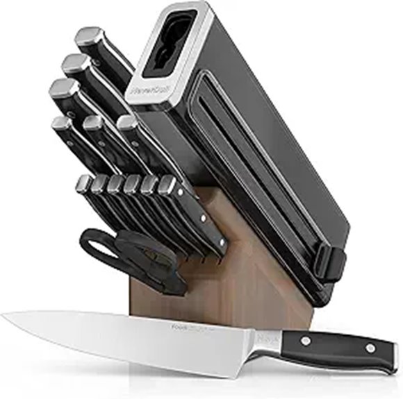 Ninja Foodi NeverDull 15-Piece Knife Set with Sharpener