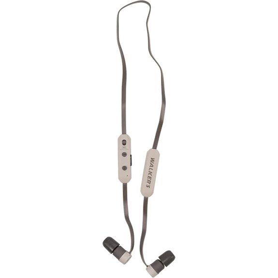 Walker's Shooting Microphone Earbuds with Hearing Enhancement