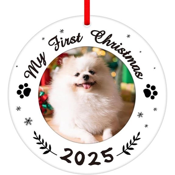 WaaHome Dog First Christmas Ornament for Pet Lovers