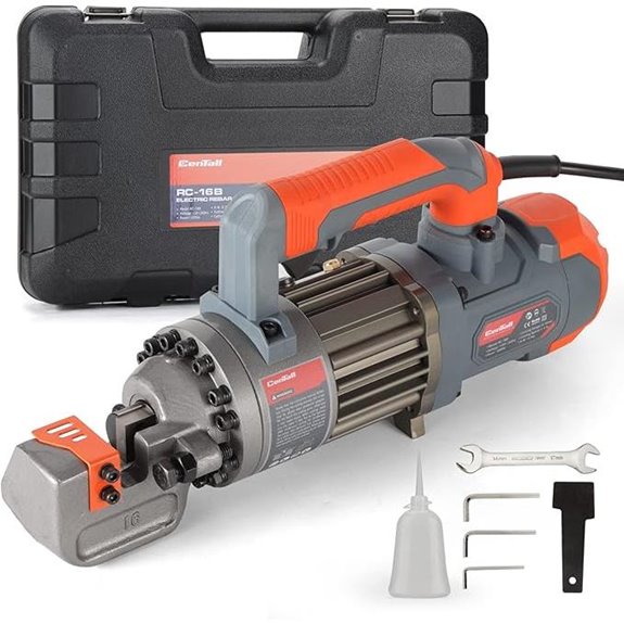 Electric Hydraulic Rebar Cutter 4-16mm Portable 1000W