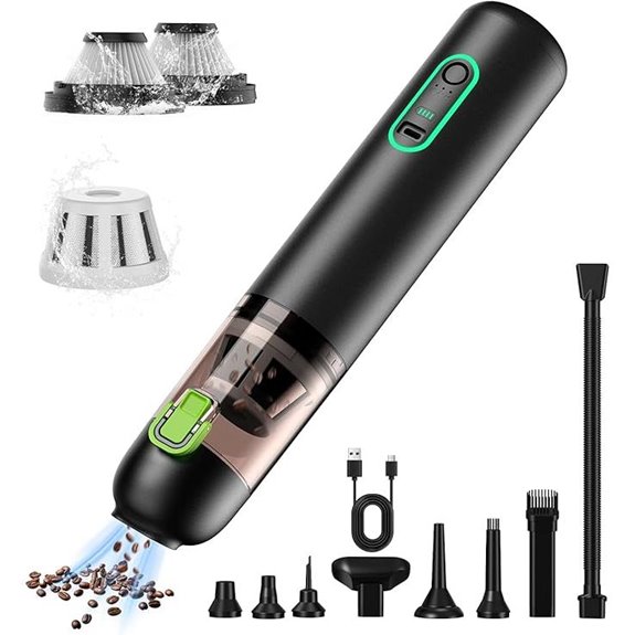 Car Vacuum Cleaner 4-in-1 Rechargeable Handheld Vacuum
